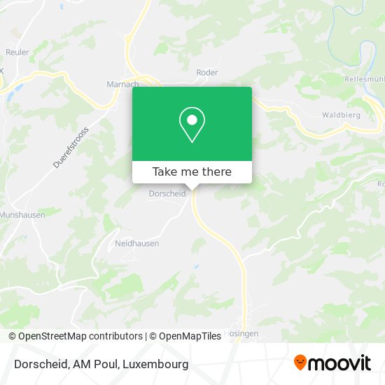 Dorscheid, AM Poul map
