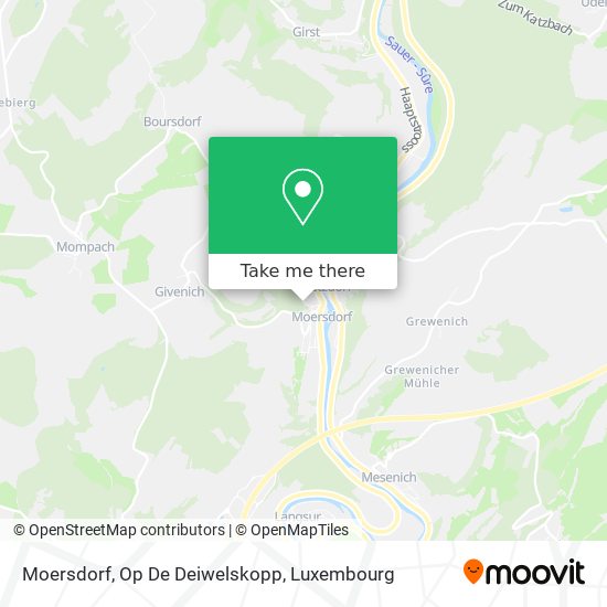 Moersdorf, Op De Deiwelskopp Karte