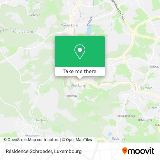 Résidence Schroeder map