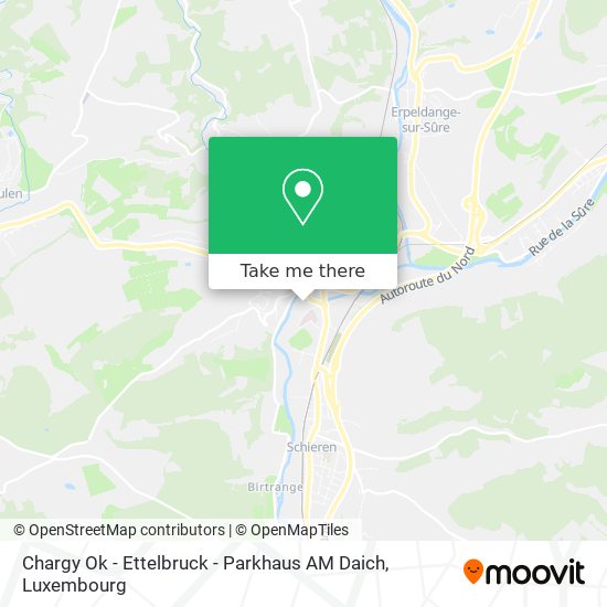 Chargy Ok - Ettelbruck - Parkhaus AM Daich map