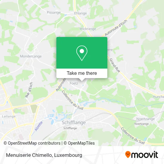 Menuiserie Chimello Karte