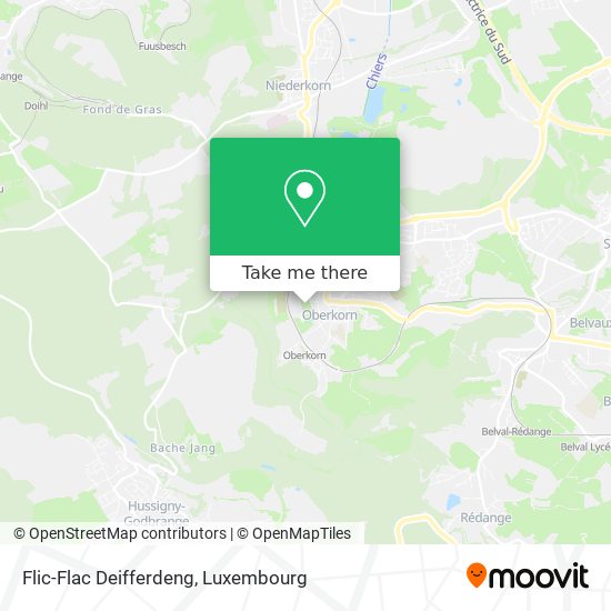 Flic-Flac Deifferdeng map