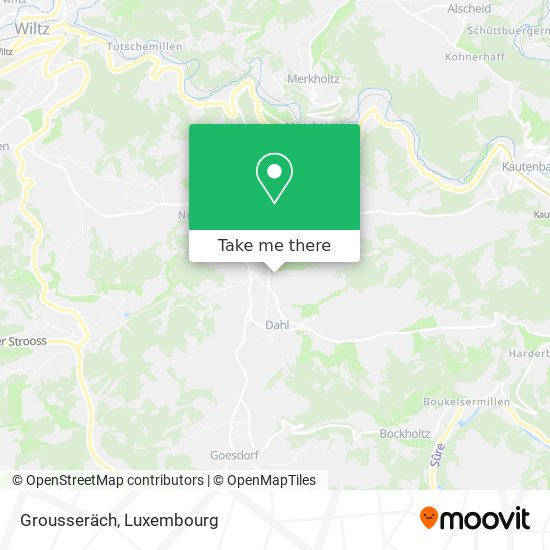 Grousseräch map