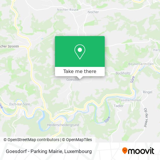 Goesdorf - Parking Mairie map