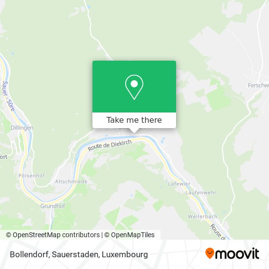 Bollendorf, Sauerstaden map