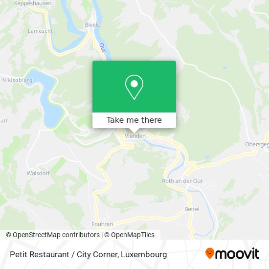 Petit Restaurant / City Corner map