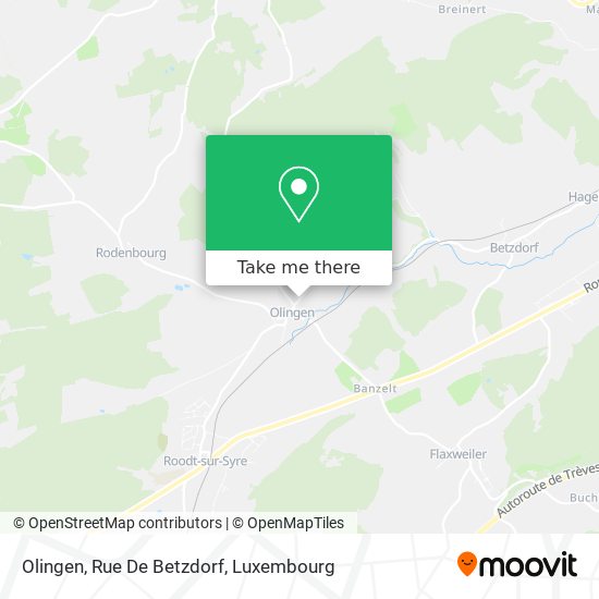 Olingen, Rue De Betzdorf map