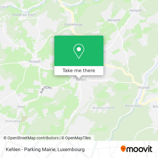 Kehlen - Parking Mairie Karte