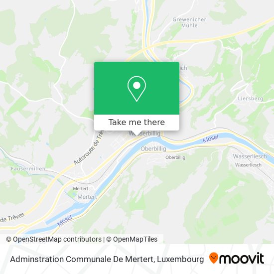 Adminstration Communale De Mertert map