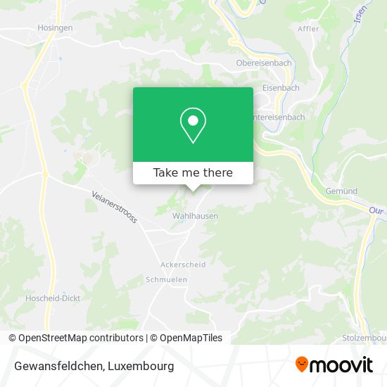 Gewansfeldchen map