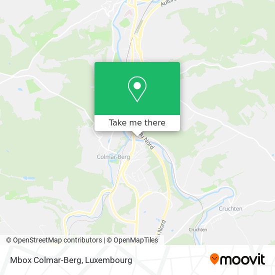 Mbox Colmar-Berg map