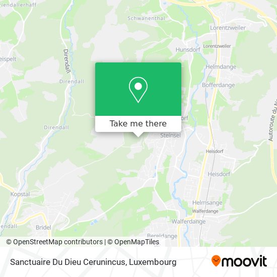 Sanctuaire Du Dieu Cerunincus map