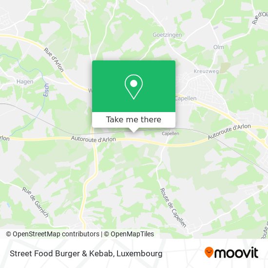 Street Food Burger & Kebab map
