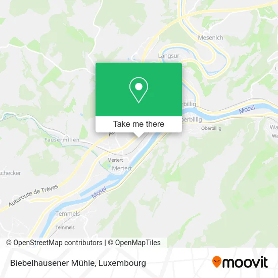 Biebelhausener Mühle map