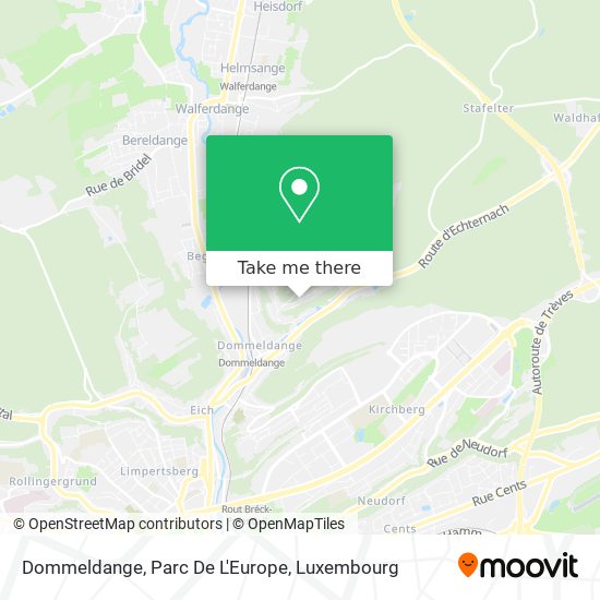 Dommeldange, Parc De L'Europe map