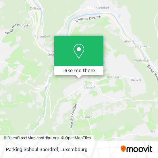 Parking Schoul Bäerdref map