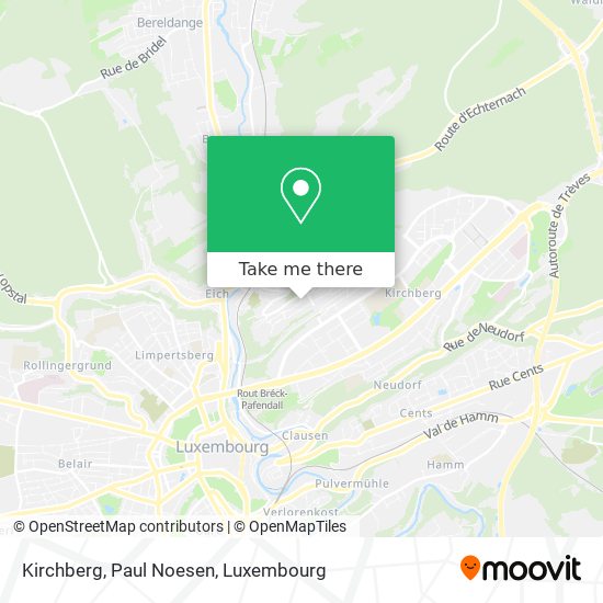 Kirchberg, Paul Noesen map