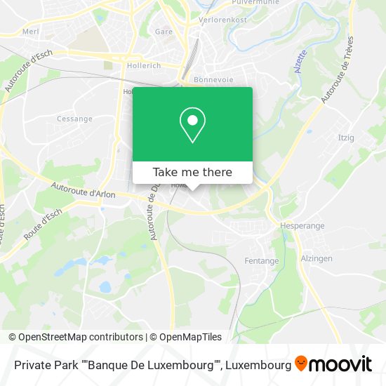Private Park ""Banque De Luxembourg"" map