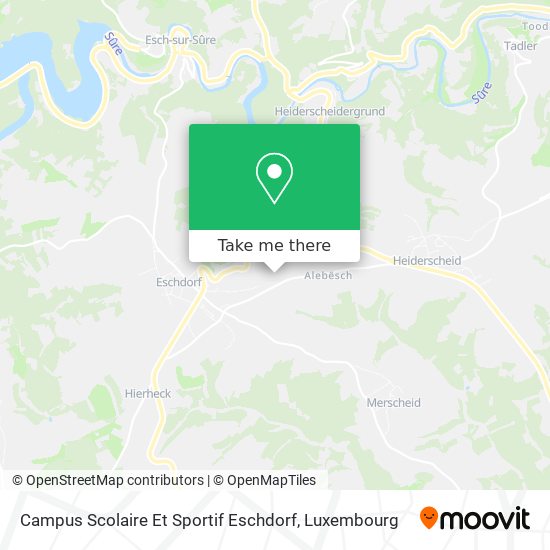 Campus Scolaire Et Sportif Eschdorf map