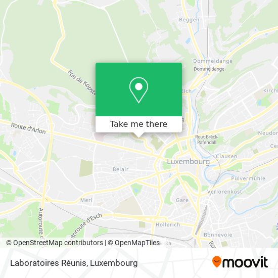 Laboratoires Réunis map