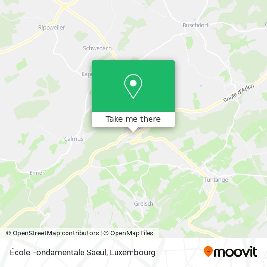 École Fondamentale Saeul map