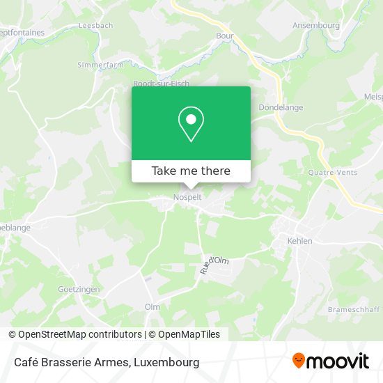 Café Brasserie Armes map