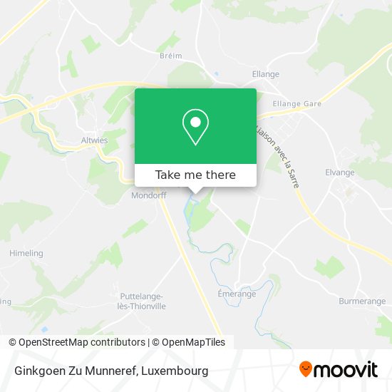 Ginkgoen Zu Munneref map