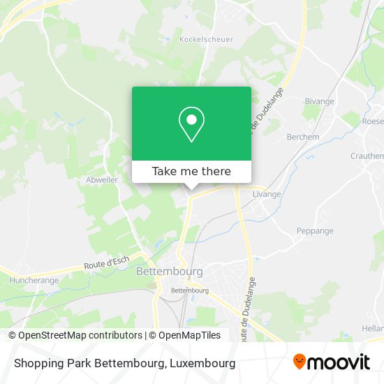 Shopping Park Bettembourg map