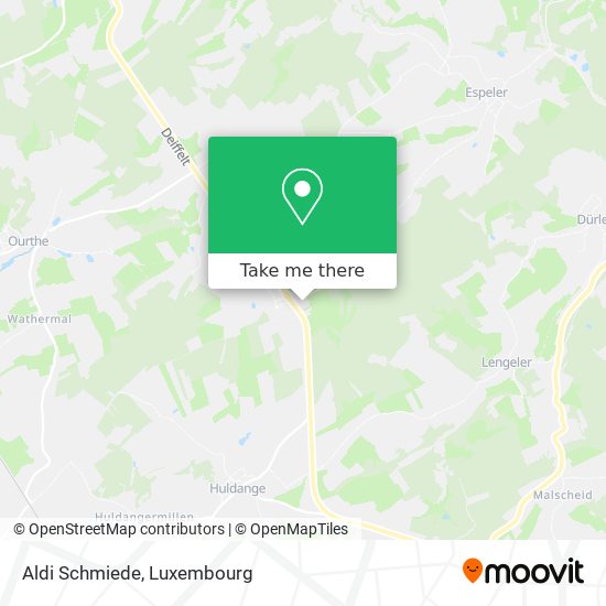 Aldi Schmiede map