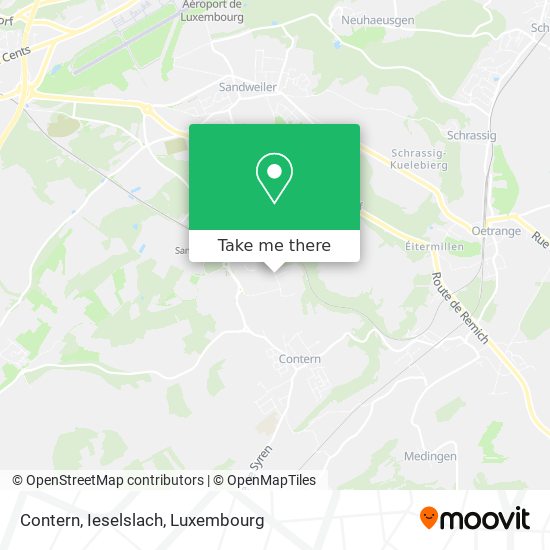 Contern, Ieselslach map
