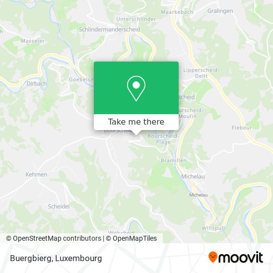 Buergbierg map