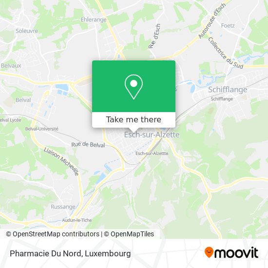 Pharmacie Du Nord map
