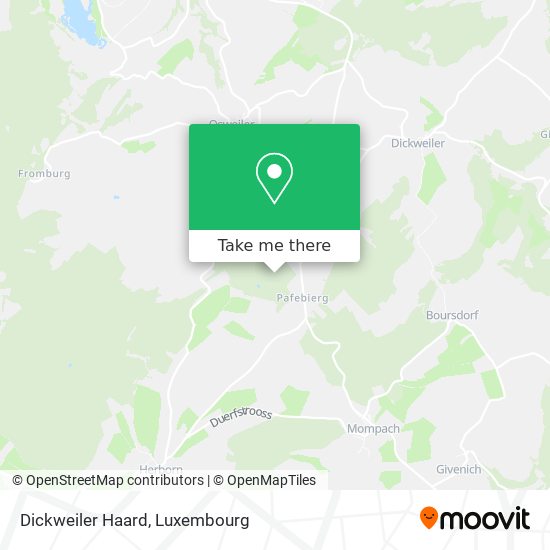 Dickweiler Haard map