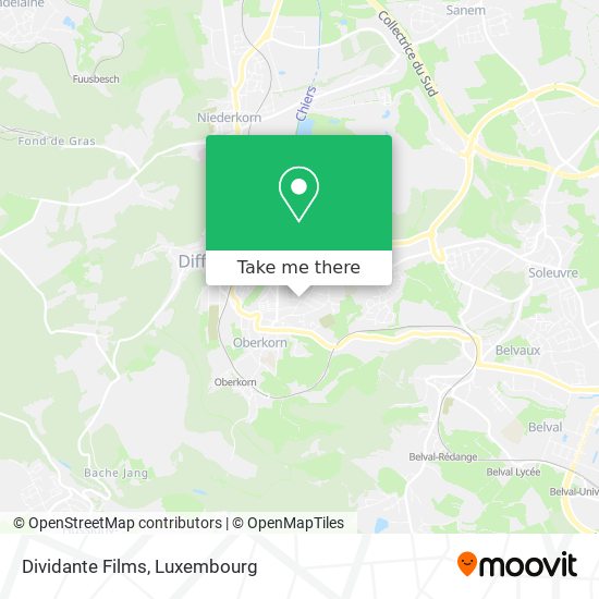 Dividante Films map