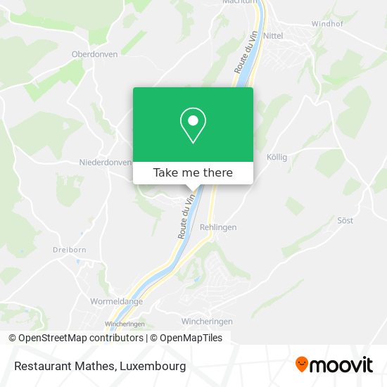 Restaurant Mathes map