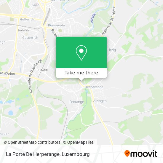 La Porte De Herperange map