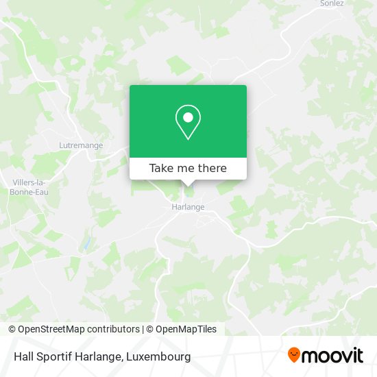 Hall Sportif Harlange map