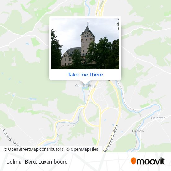 Colmar-Berg map