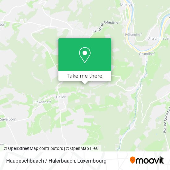 Haupeschbaach / Halerbaach map