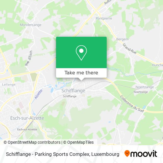 Schifflange - Parking Sports Complex map