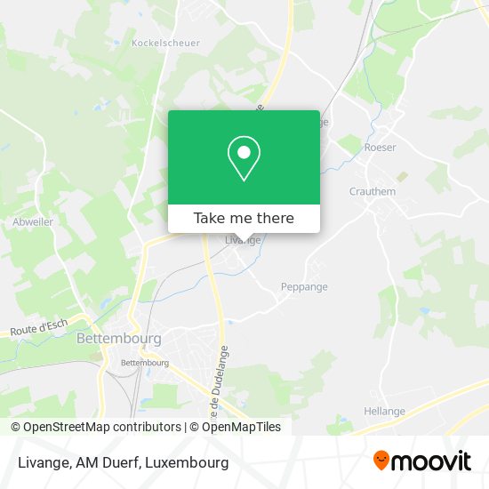 Livange, AM Duerf map