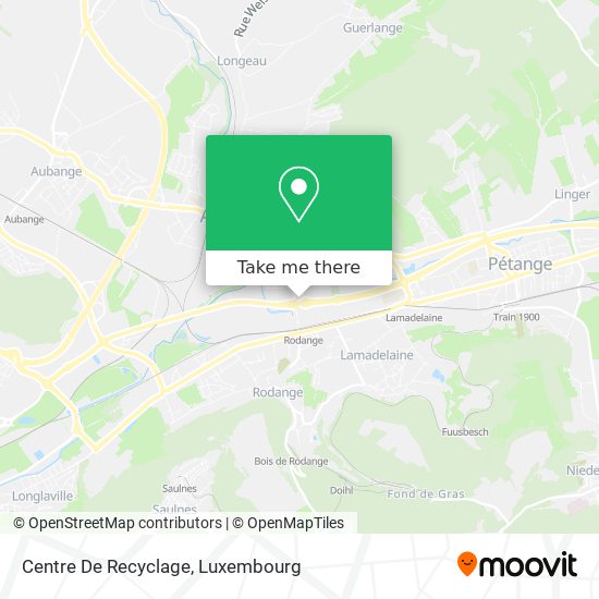 Centre De Recyclage map