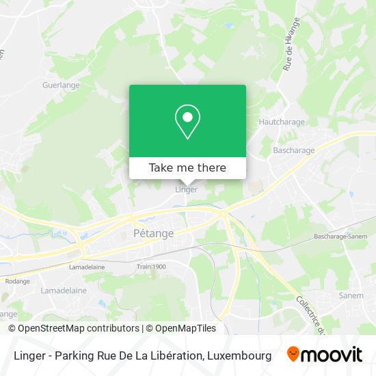 Linger - Parking Rue De La Libération map