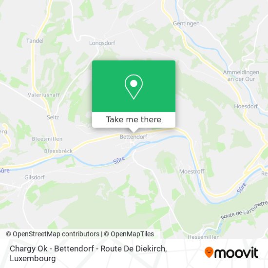 Chargy Ok - Bettendorf - Route De Diekirch map