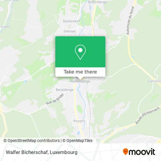 Walfer Bicherschaf map