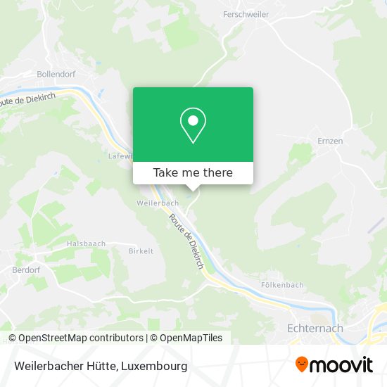 Weilerbacher Hütte Karte