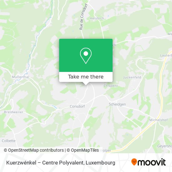 Kuerzwénkel – Centre Polyvalent Karte