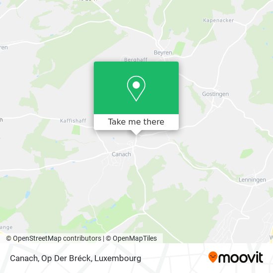 Canach, Op Der Bréck map