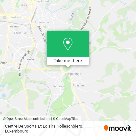 Centre De Sports Et Loisirs Holleschbierg map