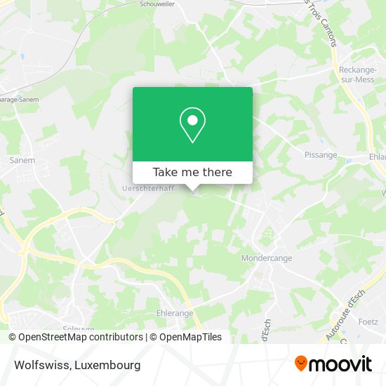 Wolfswiss map